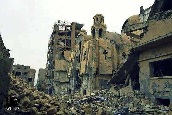 Over 60 Monasteries & churches destroyed