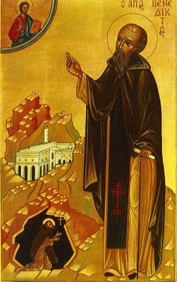 St Benedict of Nursia